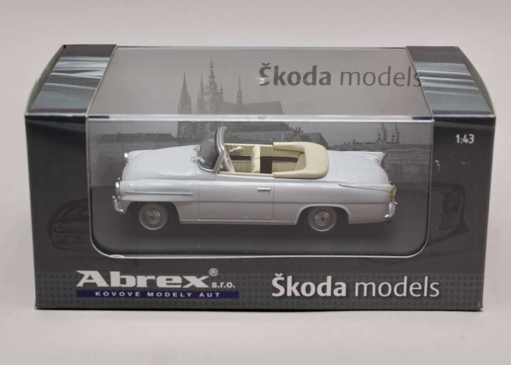 Škoda Felicia 1963 bílá – 1:43 Abrex 1. série