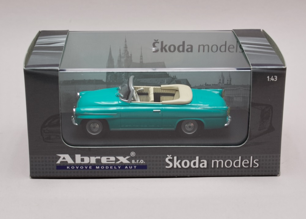 Škoda Felicia 1963 tyrkysová – 1:43 Abrex 1. série