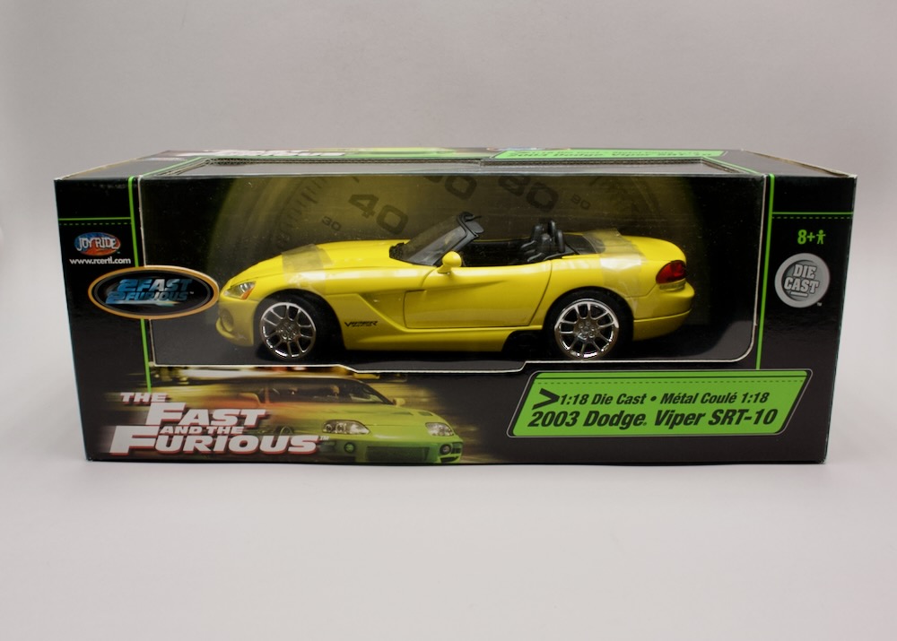 Dodge Viper SRT-10 Roadster Fast & Furious 2003 1:18 Joy Ride Ertl 36973 – nevystavený model