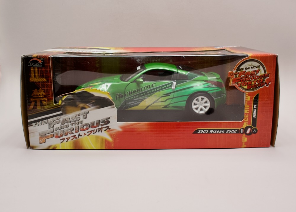 Nissan 350Z 2003 Fast & Furious Tokyo Drift (8) 1:18 Joy Ride 53608D – zapáskovaný, nevybalený