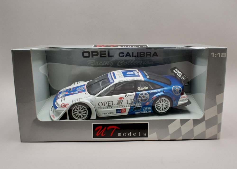 Opel Calibra V6 4×4 DTM 1996 #8 Gavin Team Joest 1:18 UT Models 38022 – Racing Collection v originálním balení