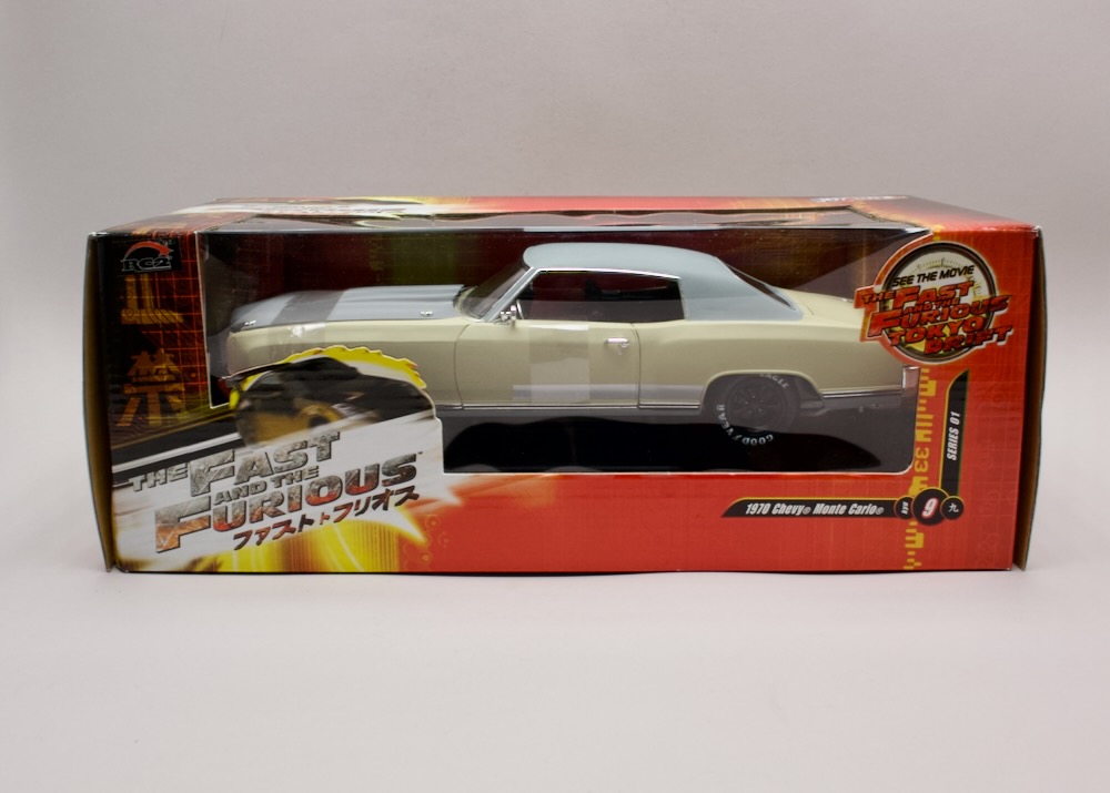 Chevrolet Monte Carlo 1970 Fast & Furious Tokyo Drift (9) 1:18 Joy Ride 53610A – zapáskovaný, nevybalený