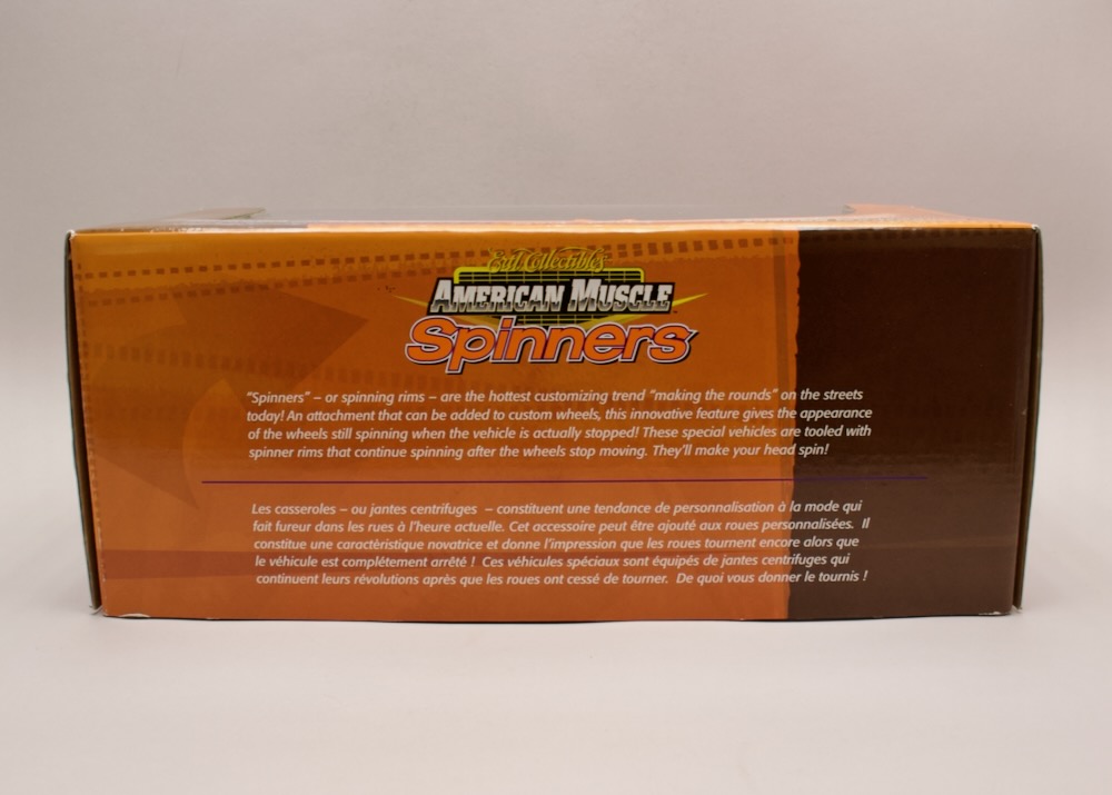 Boční strana krabice Honda Civic Street Tuner Spinners 1:18 American Muscle