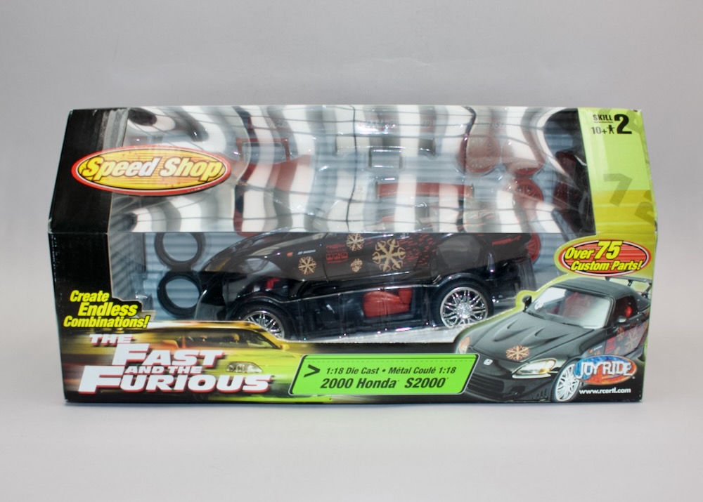 Honda S2000 2000 Fast & Furious Speed Shop 1:18 Joy Ride 33830 – zapáskovaná, nevybalená