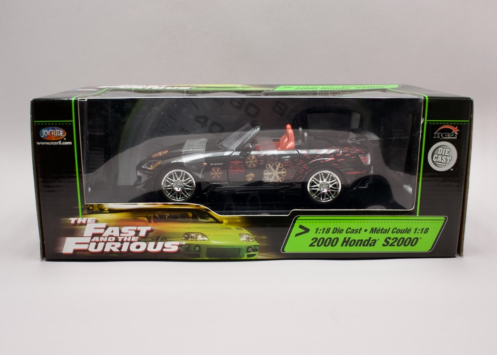 Honda S2000 2000 Fast & Furious 1:18 Joy Ride Ertl 33676 – zapáskovaná, nevybalená