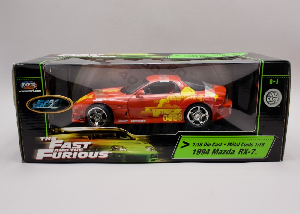 Mazda RX-7 1994 Fast & Furious 1:18 Joy Ride 33542 – zapáskovaný, nevybalený