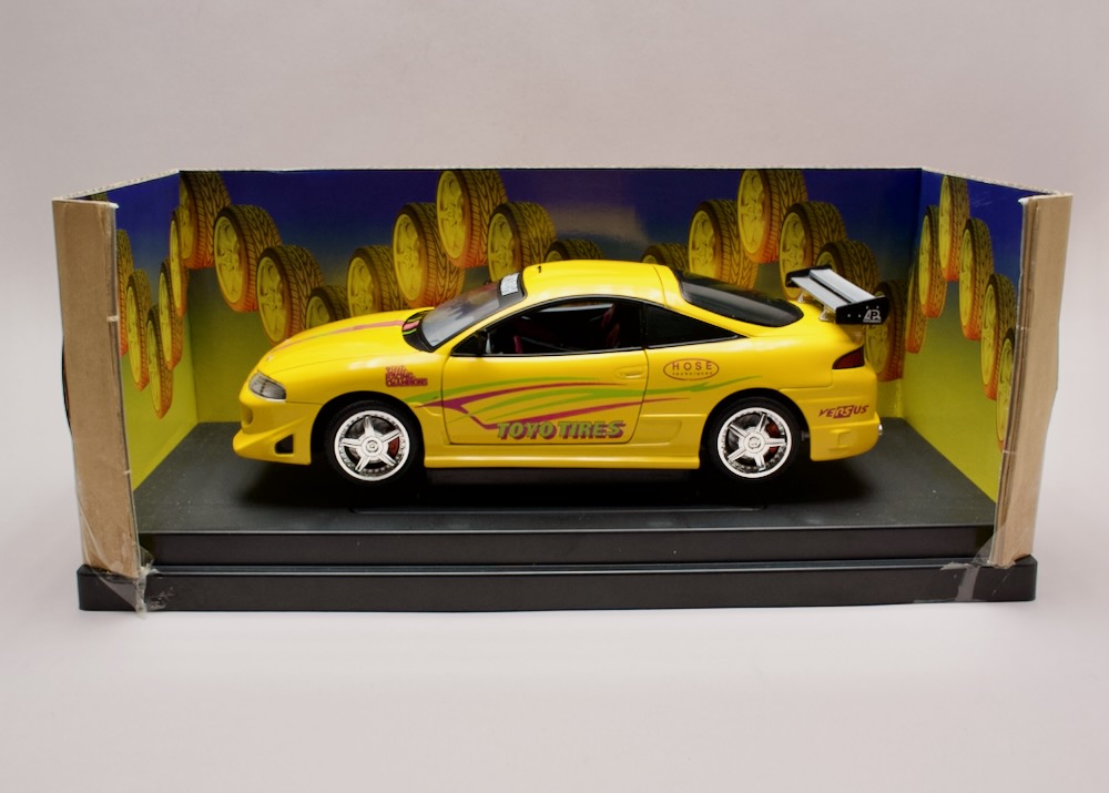 Mitsubishi Eclipse 1995 Toyo Tires 1:18 American Muscle Ertl 37103 – limitovaná Hobby Edition 1 z 5000 kusů