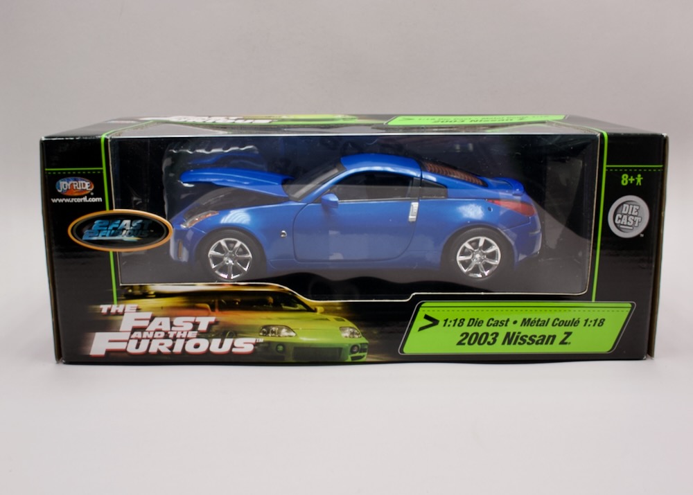 Nissan 350Z 2003 Fast & Furious 1:18 Joy Ride 33821 – zapáskovaný, nevybalený