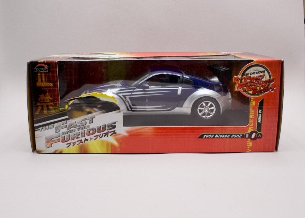 Nissan 350Z 2003 Fast & Furious Tokyo Drift (6) 1:18 Joy Ride 53608B – zapáskovaný, nevybalený