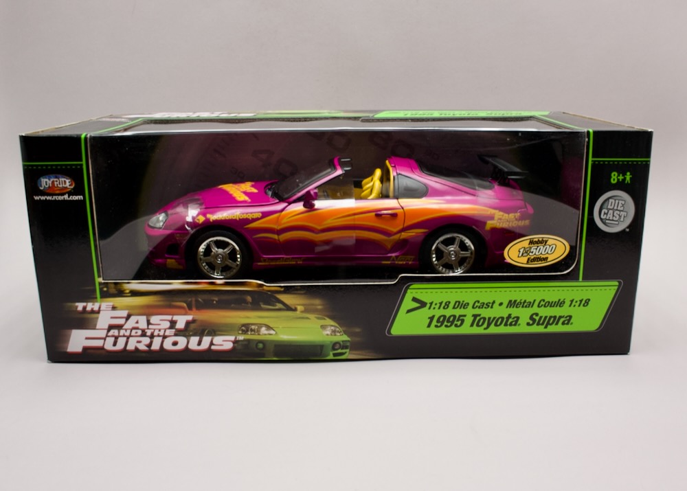 Toyota Supra 1995 Fast & Furious Limited Edition 5000 ks 1:18 Joy Ride 37098 – zapáskovaná, nevybalená