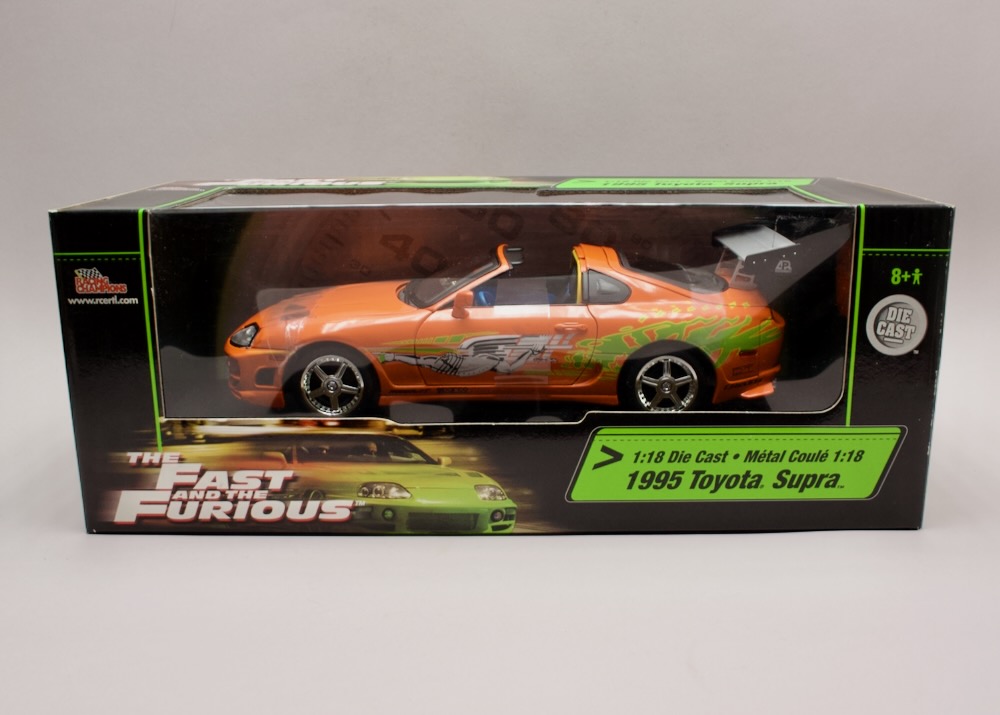 Toyota Supra 1995 „Spider“ Fast & Furious 1:18 Joy Ride 33413 – zapáskovaná, nevybalená