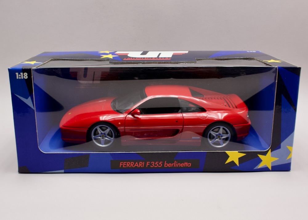 Ferrari F355 Berlinetta Coupé 1:18 UT Models 180074020 – červená, původní balení bez páskování